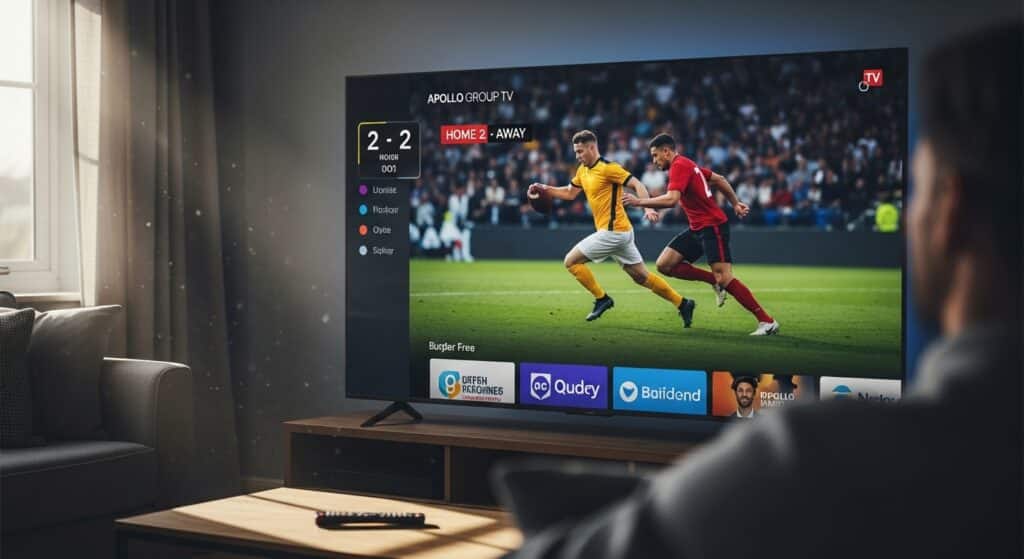 Apollo Group TV reviews testing buffer free streaming of live sports in high quality